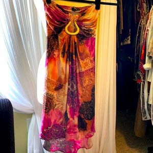 Strapless dress sz S